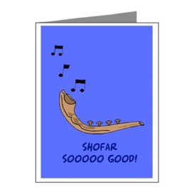 Shofar Funny Jewish New Year Card